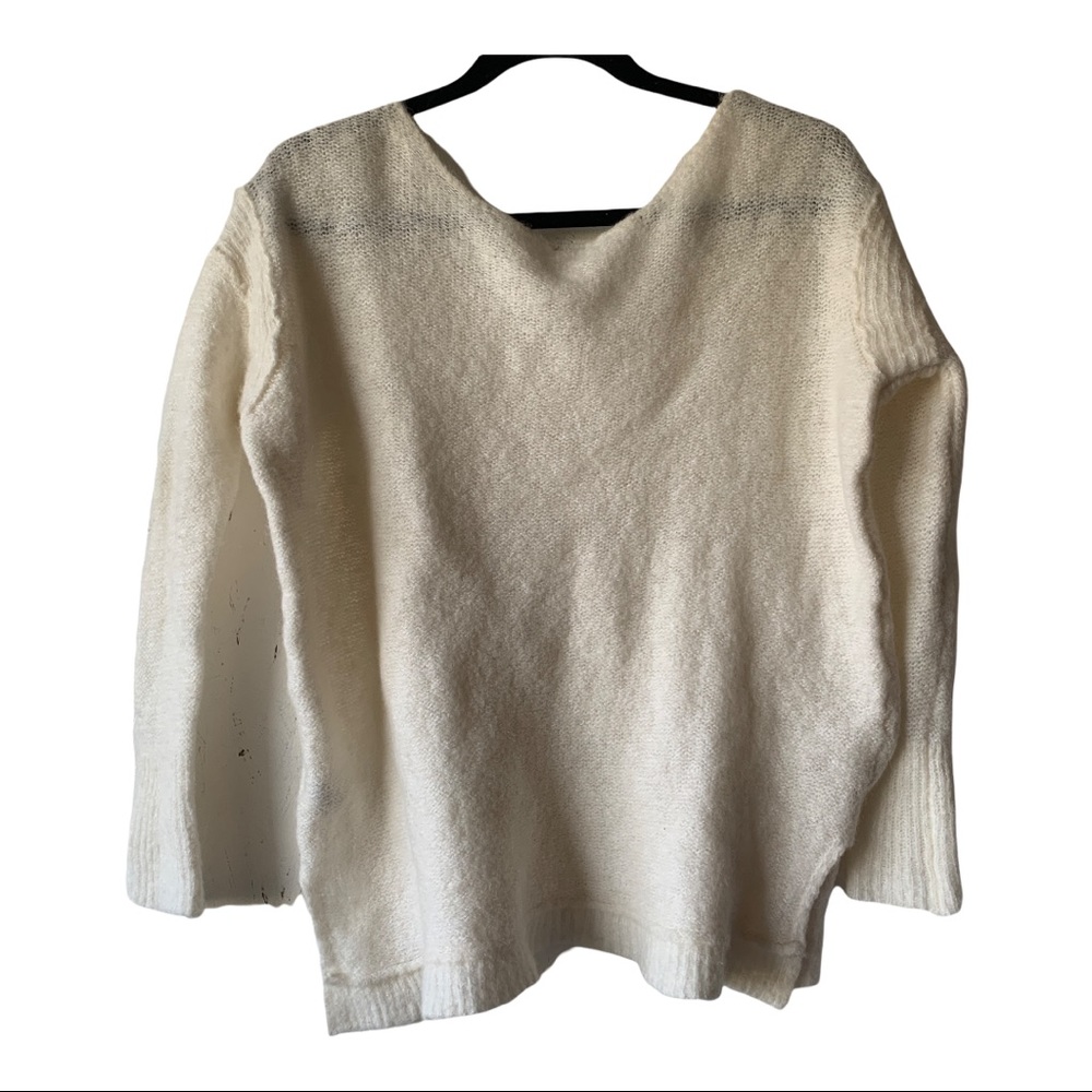 Free people knit v neck sweater